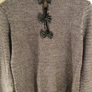 FRESH / long sleeve sweater with bows in back